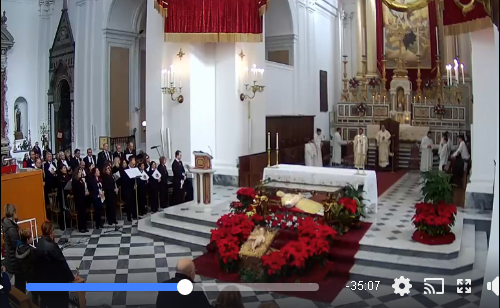 25 dicembre 2018 Messa di Natale nella Basilica di S.Croce in Torre del Greco (Napoli)